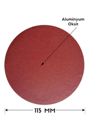 1000 Adet 115 mm Cırt Zımpara Kağıdı 40 Kum Avuç Taşlama Spiral Uyumlu Velcro Deliksiz Cırtlı Zımpara