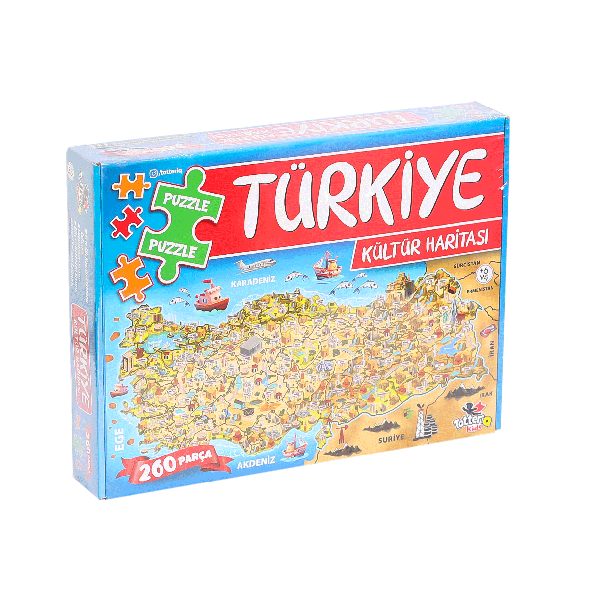 7213 Türkiye Kültür Haritası Puzzle-Totteriq