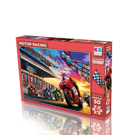 31753 Motor Raci̇ng 50 Parça Puzzle