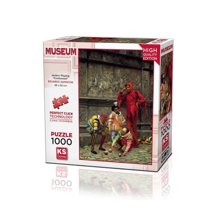 20662 Jesters Playing Cochonnet 1000 Parça Puzzle-Ks Puzzle