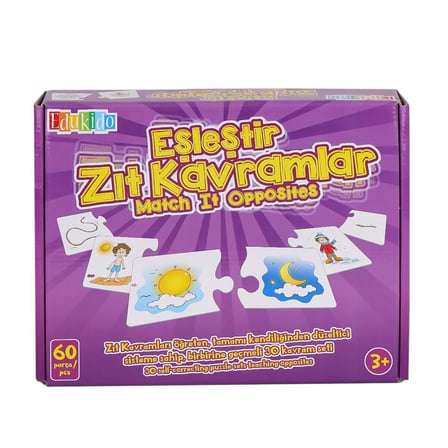 Edu-1012 Eşleştir Zıt Kavramlar-Chiva