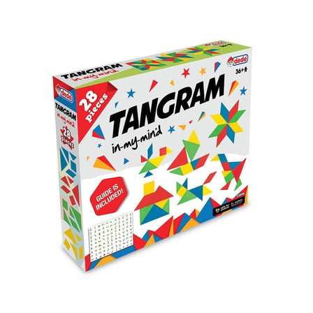 03698 Tangram 28 Parça-Dede