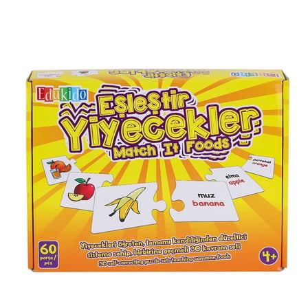 Edu-1002 Eşleştir Yiyecekler-Chiva