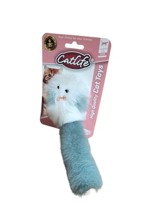 Peluş Kedi Oyuncağı Mavi