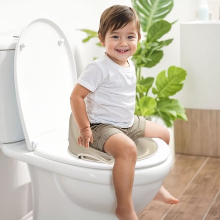 7188 Yüksek Arkalikli Tuvalet Aliştirma Adaptörü Relax Bej