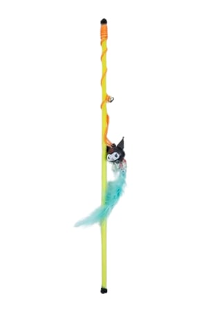 Kuromi Figürlü Kedi Oltası Sarı