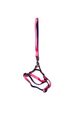 Kedi Köpek Göğüs Tasması Neon Pembe
