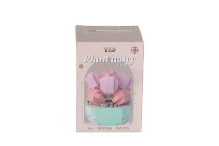 P1246 Panlos Si̇mülasyon Çi̇çek Seri̇si̇ 342 Parça Block Oyuncak