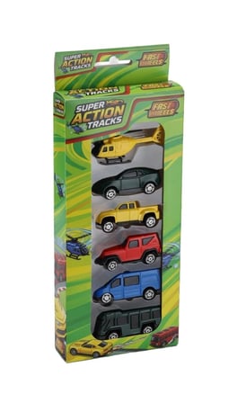 Er-256 Fast Wheels Super Action Tracks 6Li Set 40Li