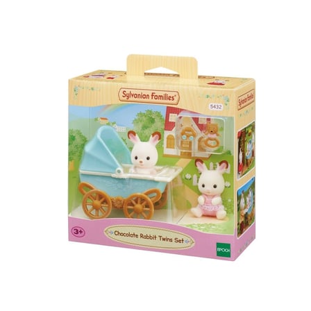 5432 Sylvanian Families, Çikolata Kulaklı İkiz Tavşan Bebek, +3 Yaş