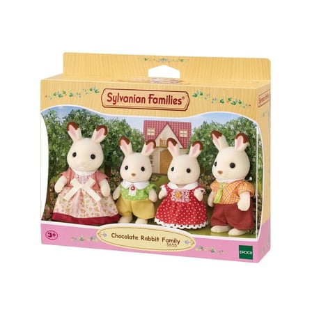 5655 Sylvanian Families Çikolata Kulaklı Tavşan Ailesi +3 Yaş
