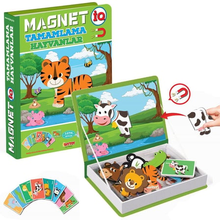 1512 Dıytoy, Magnet Tamamlama- Hayvanlar/ +3 Yaş