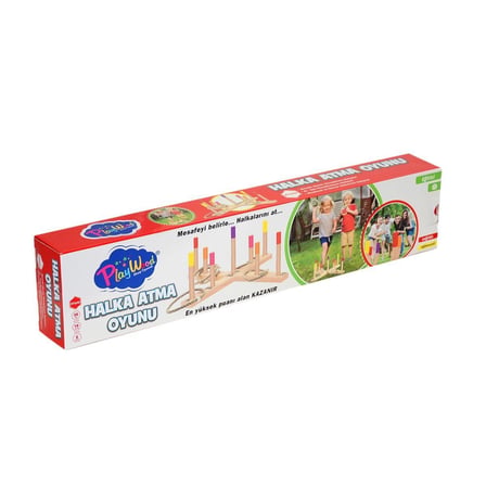 352-Ony Kutuda Ahşap Halka Atma Oyunu