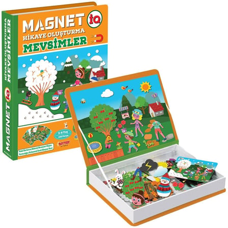 1505 Dıytoy, Magnet Hikaye Oluşturma- Mevsimler / +3 Yaş