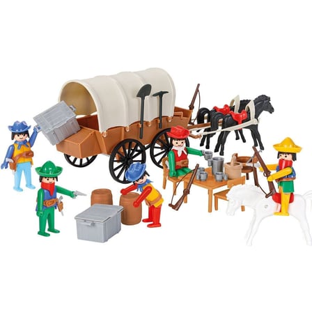 04 003 Mini Mekanik Seri 3 Kovboy Arabası- Oyuncak