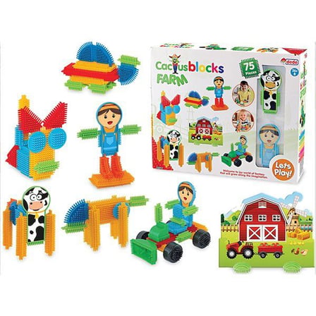 03312 Kaktüs Bloklar Çi̇ftli̇k 75Pcs