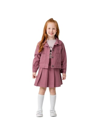 446404 PAPATYA GABARDİN ETEK TK 3Y,5Y,4Y,6Y Kız