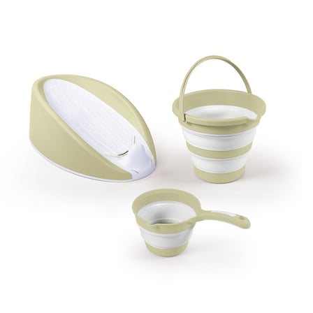 7571 Üçlü Bebek Banyo Seti̇- Eco Green