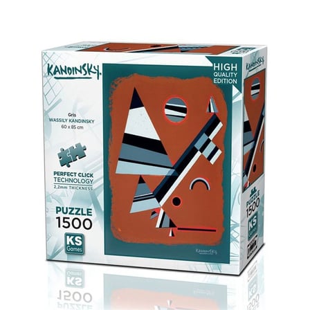 22032 Gris 1500 Parça Puzzle-Ks Puzzle