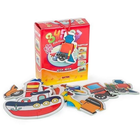 8742 Kut.puzzle Taşitlar 3 4 5 6 7