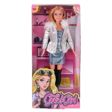 Wg-66770 Parlak Elbiseli Ceketli Bebek 29 Cm-Vardem
