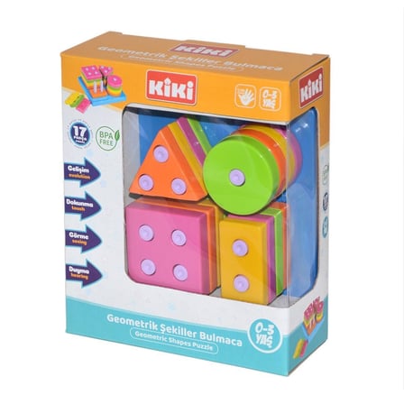 Ae-1410 Ki̇ki̇ Geometri̇k Şeki̇ller Bulmaca