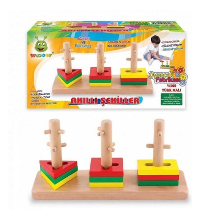 054Kr Karsan Ahşap Akıllı Şekiller