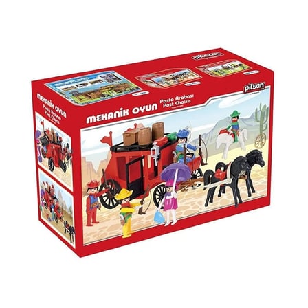 04 002 Mini Mekanik Seri 2 Posta Arabası- Oyuncak