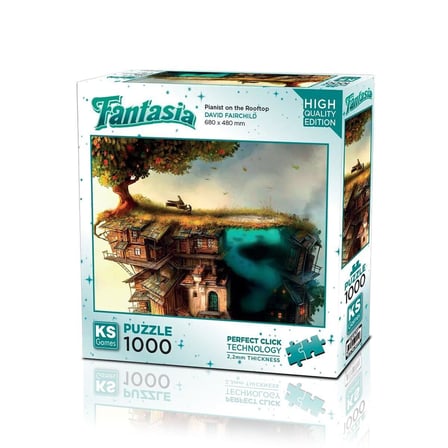 20777 Puzzle 1000 Plani̇st On The Rooftop