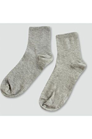 Gri Renkli Kolej Çorap 8*28