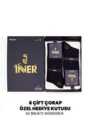 Just Inner Erkek Çorap 6'lı Kışlık (Bambu)