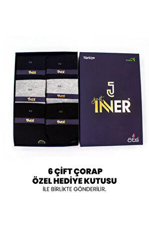 Just Inner Erkek Çorap 6'lı Kışlık (Bambu)