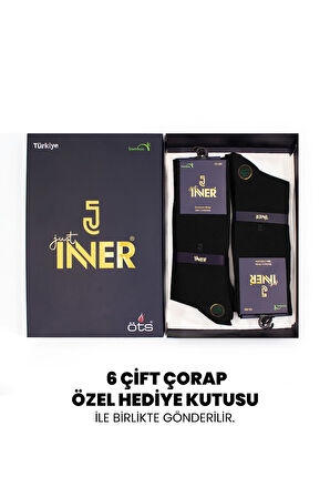 Just Inner Erkek Çorap 6'lı Kışlık (Bambu)