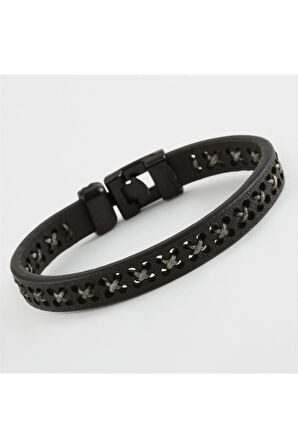 Çarpı Kaliteli Suni Deri Bileklik