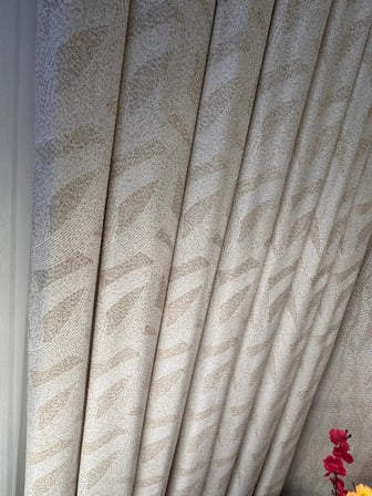 NİVEMESHOME ATLAS JAKAR 514 V2 BEJ 1/3 PİLELİ FON PERDE APM