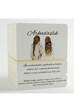 Arkadaşlık Bileklik Kartı