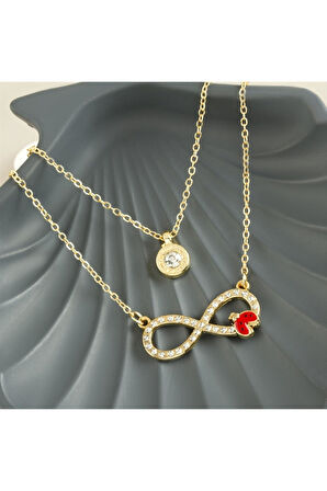 Sonsuzluk İkili Kolye