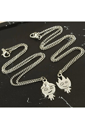 Kız Erkek  Arkadaş Zincir Kolye (Çift Kolye)