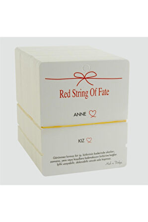 2'li Anne Kız Yazılı Bileklik Kartı 200 Adet