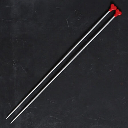 ADDI KALPLİ 4MM 40CM KLASİK ALÜMİNYUM ÖRGÜ ŞİŞİ -