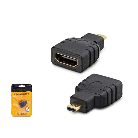 HDMI DİŞİ TO HDMI MICRO ERKEK ÇEVİRİCİ HADRON HDX-1267