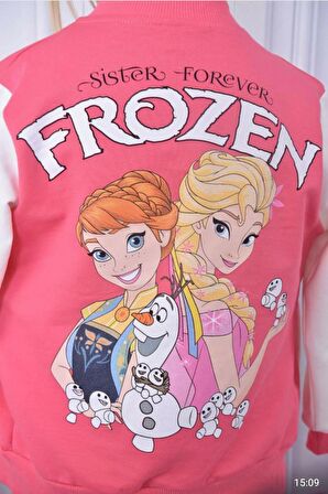 frozen baskılı 3lü kız çocuk takım