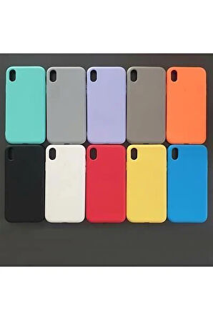 iPhone XR Kadife Kaplı Lüx Lansman Silikon Kılıf