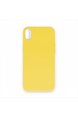 iPhone XS Max Kadife Kaplı Lüx Lansman Silikon Kılıf