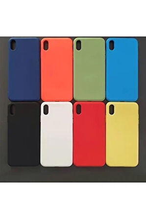 iPhone XS Max Kadife Kaplı Lüx Lansman Silikon Kılıf