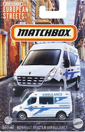 Matchbox European Streets RENAULT MASTER AMBULANCE - HVV43