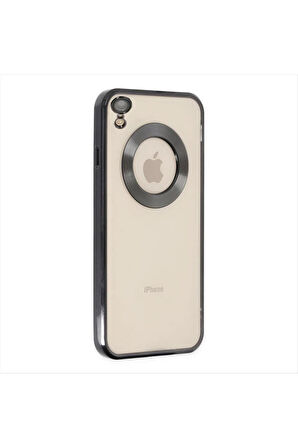 iPhone XR Lüx Lensli Lazer Silikon Kılıf (Kamera Korumalı)
