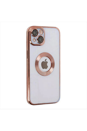 iPhone 14 Plus Lensli Lazer Silikon Kılıf (Kamera Korumalı)