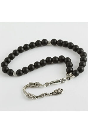 Mat Onix Doğaltaş Tesbih 8 mm