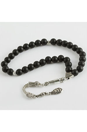 Mat Onix Doğaltaş Tesbih 8 mm